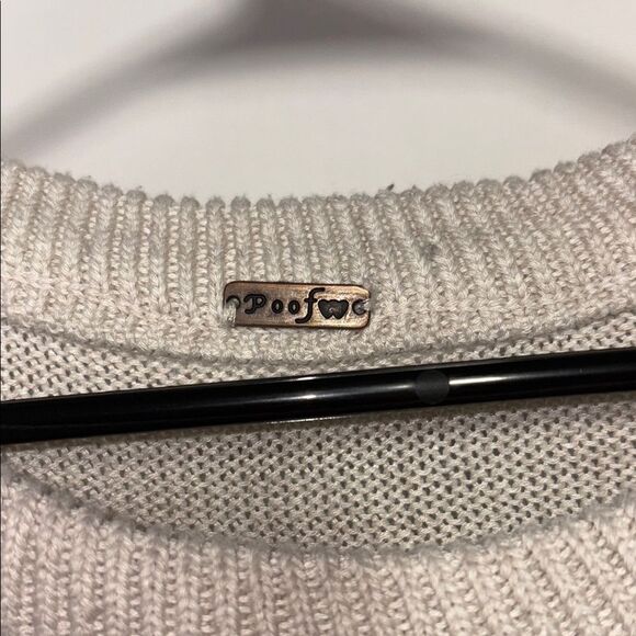 Poof! Cream and Red Crew Neck Sweater with Patriotic Design - Picture 4 of 8